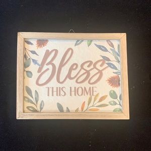 Bless this home wall hanging